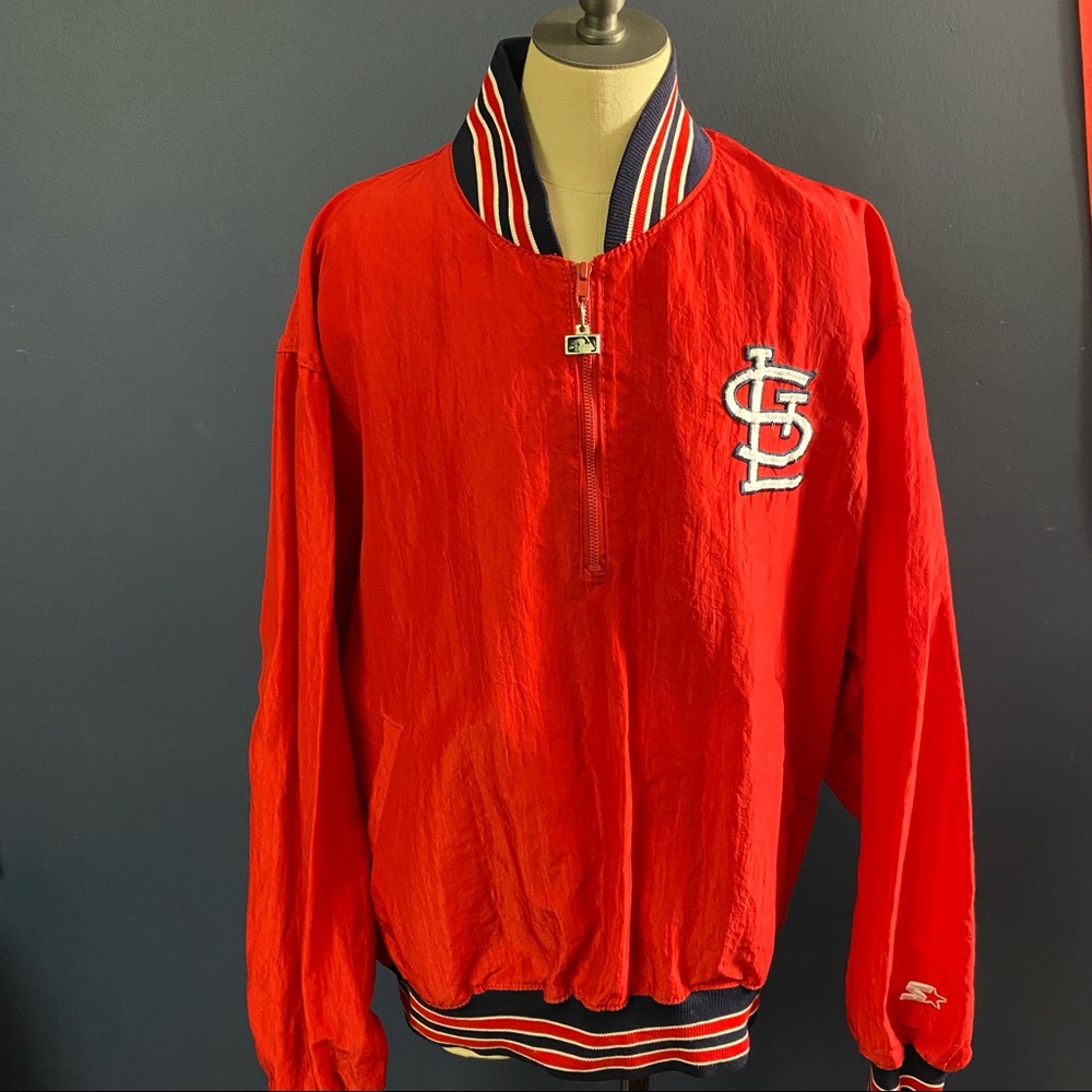 Starter St Louis Cardinals pullover L